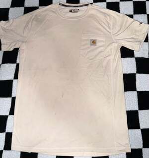 Carhartt Force Relaxed Fit Short-Sleeve Pocket T-Shirt Beige